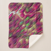 不透明とクロムグリーンとブルゴーニュの斑点の混合 シェルパブランケット (正面)