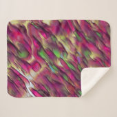 不透明とクロムグリーンとブルゴーニュの斑点の混合 シェルパブランケット (正面(横))