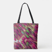 不透明とクロムグリーンとブルゴーニュの斑点の混合 トートバッグ (裏面)