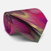 不透明とクロムグリーンとブルゴーニュの斑点の混合 ネクタイ (ロール)