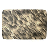 不透明とクロムベージュの起伏のある染みの混合 バスマット (正面)
