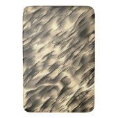 不透明とクロムベージュの起伏のある染みの混合 バスマット (正面縦)