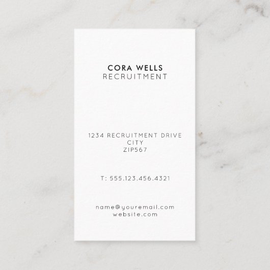 不透明なバナーが付いた写真 名刺 (裏面)