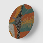 不透明なラグジュアリー・アカリブのフリカ島 ラウンド壁時計 (傾斜)
