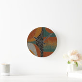 不透明なラグジュアリー・アカリブのフリカ島 ラウンド壁時計 (ホーム)