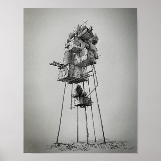 不透明な先物の高い上昇 ポスター (正面)