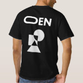 不透明な図形を開く Tシャツ (裏面)