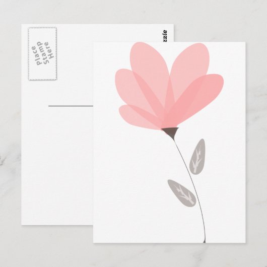 不透明な花 ポストカード (正面/裏面)