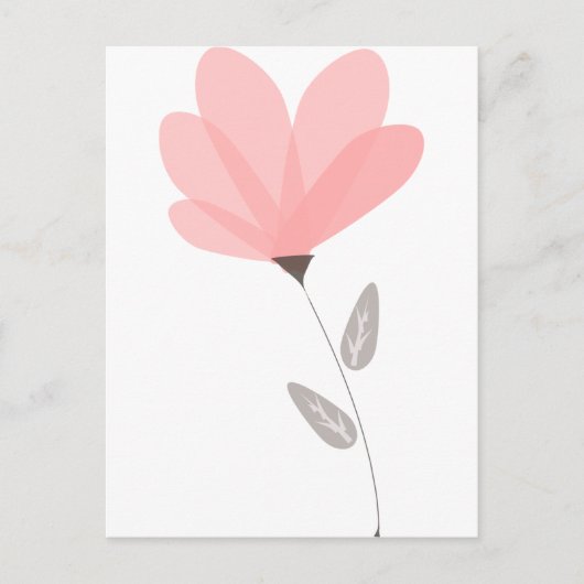 不透明な花 ポストカード (正面)