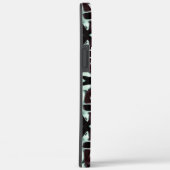 不透明な赤とグラデーションカーブの繰り返し Case-Mate iPhoneケース (裏面 / 右)