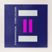 不透過性のVIHを持つ不検出な人 ジグソーパズル (横)