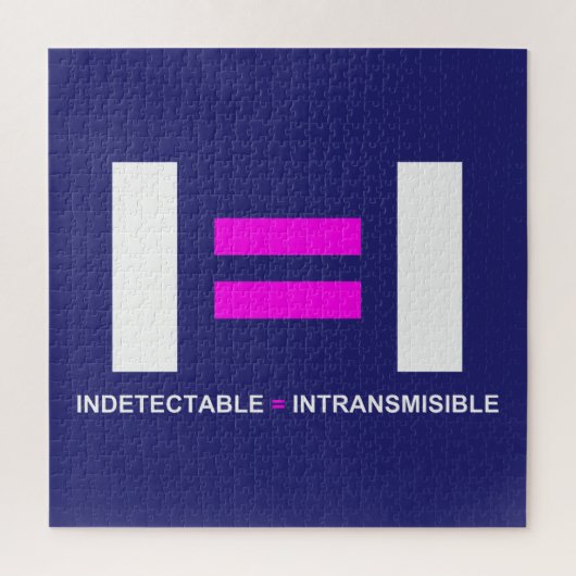 不透過性のVIHを持つ不検出な人 ジグソーパズル (縦)