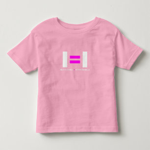 不透過性のVIHを持つ不検出な人 トドラーTシャツ