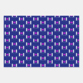 不透過性のVIHを持つ不検出な人 ラッピングペーパーシート (正面2)