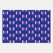 不透過性のVIHを持つ不検出な人 ラッピングペーパーシート (正面)