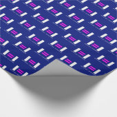 不透過性のVIHを持つ不検出な人 ラッピングペーパー (角)