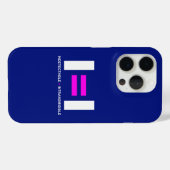 不透過性のVIHを持つ不検出な人 Case-Mate iPhoneケース (裏面 (横))