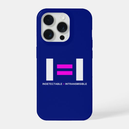 不透過性のVIHを持つ不検出な人 iPhoneケース (裏面)