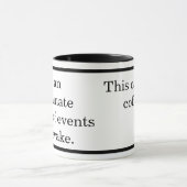 不運なイベントプレゼントでパパカップのマグカップ マグカップ (中央)