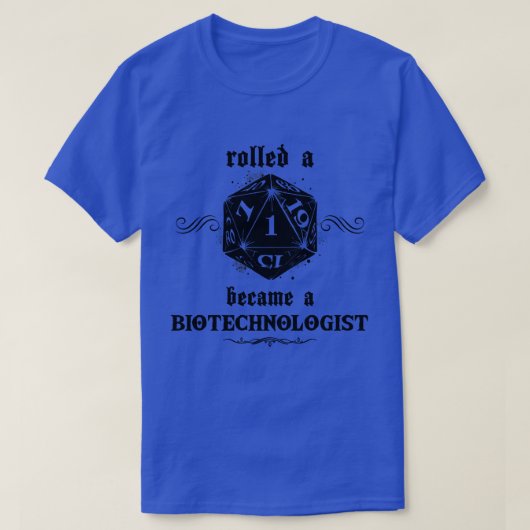 不運なバイオテクノロ転がスト Tシャツ (デザイン正面)
