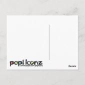 不運なフォーチュンクッキーユーモアのあるパディ ポストカード (裏面)