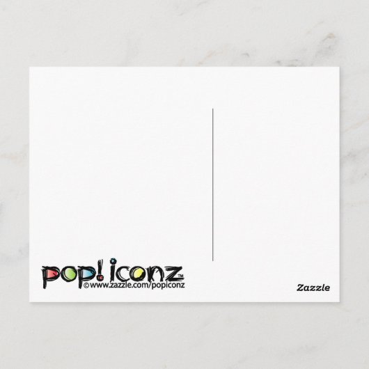 不運なフォーチュンクッキーユーモアのあるパディ ポストカード (裏面)