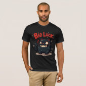 不運な怒り猫Tシャツ Tシャツ (正面フル)