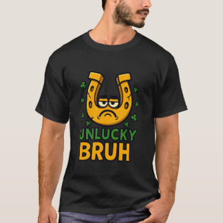 不運な馬蹄形ブロ冗談おもしろさ聖パトリックの日 Tシャツ