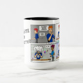 "…不運の日…" コーヒー・マグ マグカップ (中央)