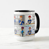 "…不運の日…" コーヒー・マグ マグカップ (正面右)