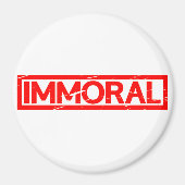 不道徳な印 マグネット (正面)