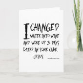 不遜で、笑わされるで無神論的なことわざ カード (正面)