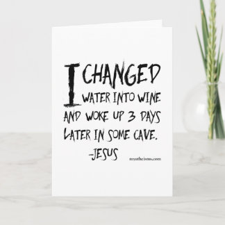 不遜で、笑わされるで無神論的なことわざ カード