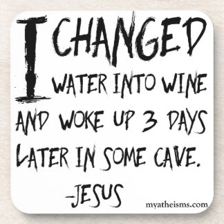 不遜で、笑わされるで無神論的なことわざ コースター