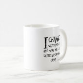 不遜で、笑わされるで無神論的なことわざ コーヒーマグカップ (正面右)
