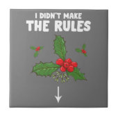 不適切おもしろいなクリスマス大人Iは作らない タイル (正面)
