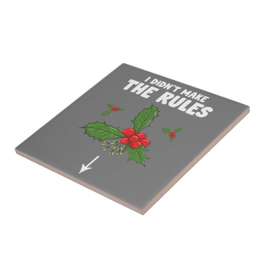 不適切おもしろいなクリスマス大人Iは作らない タイル (側面)