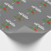 不適切おもしろいなクリスマス大人Iは作らない ラッピングペーパー (角)