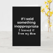 不適切なことを言ったら、（親や教師に）注意されたんだろう カード (黄色い花)