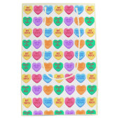 不適切な会話キャンディハート ミディアムペーパーバッグ (裏面)