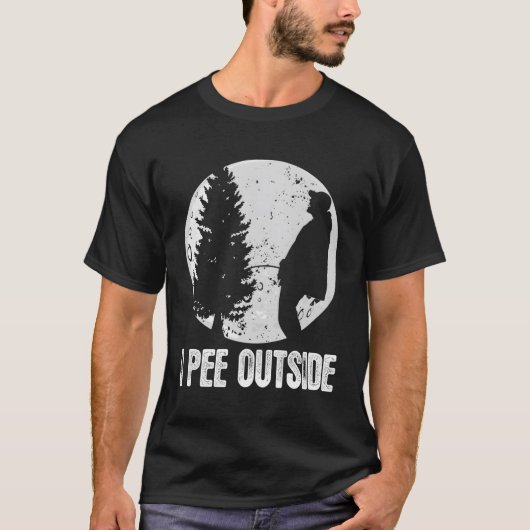 不適切な外を覗くカム Tシャツ (正面)