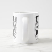 不適切な結婚式の日の提案 – おもしろい ジャンボコーヒーマグカップ (裏面)