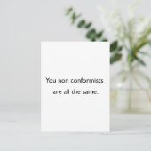 不適合 ポストカード (スタンド正面)