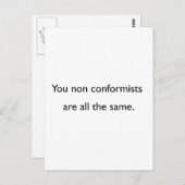 不適合 ポストカード (正面/裏面)