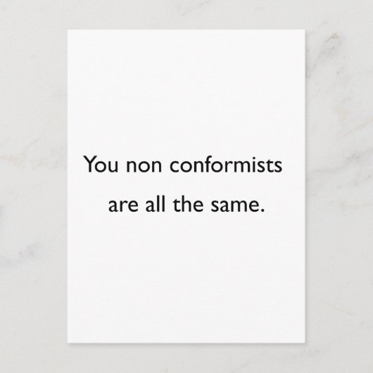 不適合 ポストカード (正面)