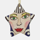 "不適当な物人形" セラミックオーナメント (左)