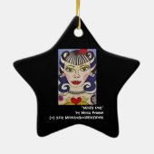 "不適当な物人形" セラミックオーナメント (裏面)