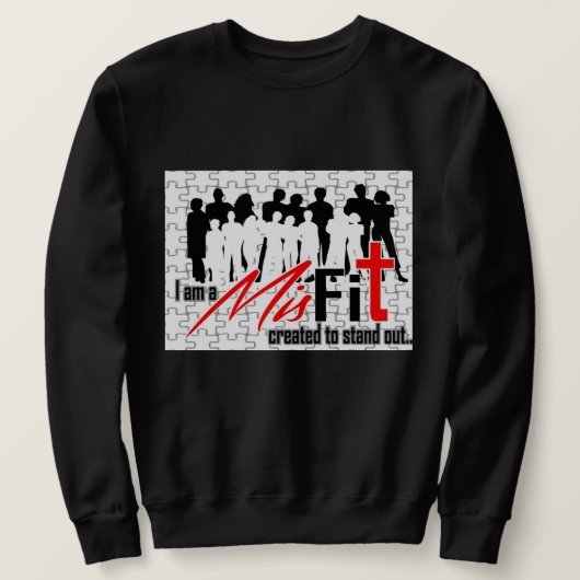 不適当な物 スウェットシャツ (デザイン正面)