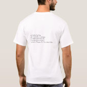 不適当 Tシャツ (裏面)