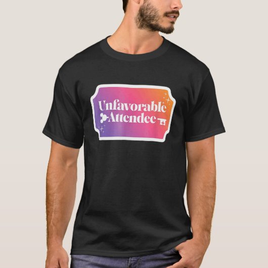 不都合な出席者1 Tシャツ (正面)